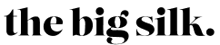 the big silk logo black