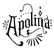 Apolina-Logo – Schwarz