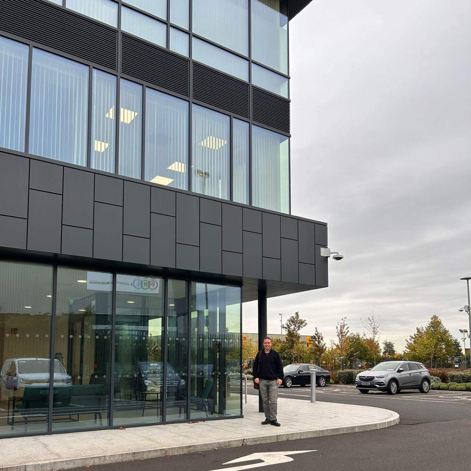 Paul Taylor im Lager in Dublin