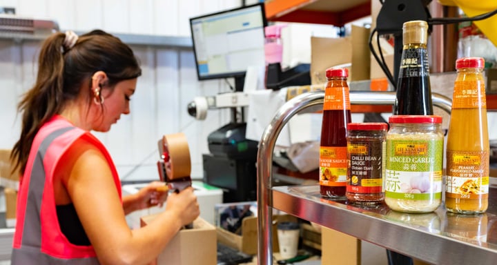 Verpackung von Lebensmitteln und Getränken